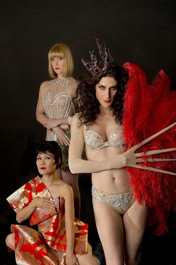 From left: Yumi Umiumare, Holly Durant, Moira Finucane Photo:  Jodie  Hutchinson