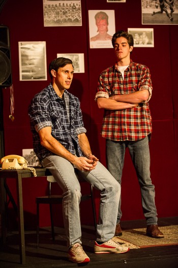 Jeff Teale and James Wright in Relative Merits. Image by Blueprint Studios.