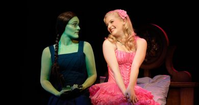 The witches of Oz! Wicked's Lucy Durack and Jemma Rix