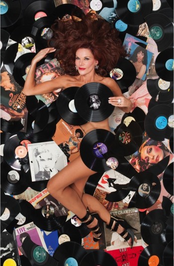 Rhonda Burchmore in Vinyl Viagra