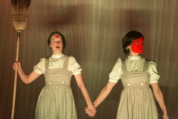 Emily Milledge and Luisa Hastings-Edge in The Wizard of Oz.