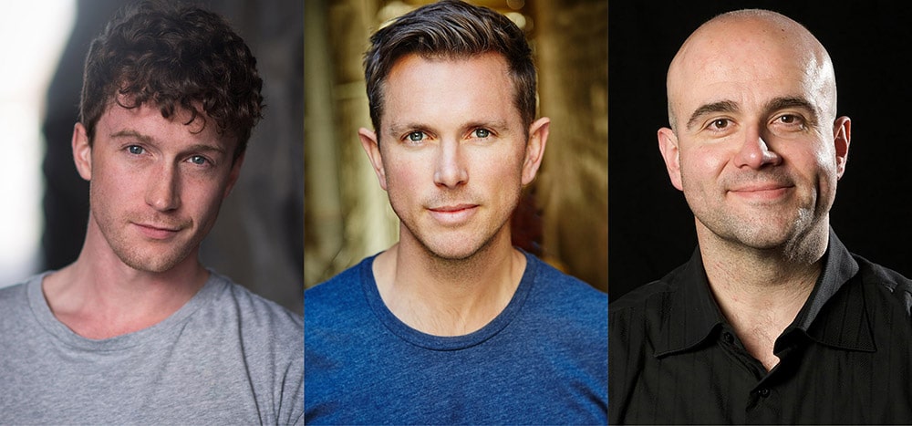 Eli Cooper to play the Scarecrow, Alex Rathgeber the Tin Man and John Xintavelonis the Lion in The Wizard of Oz