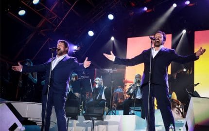 Alfie Boe and Michael Ball. Photo by Christie Goodwin.