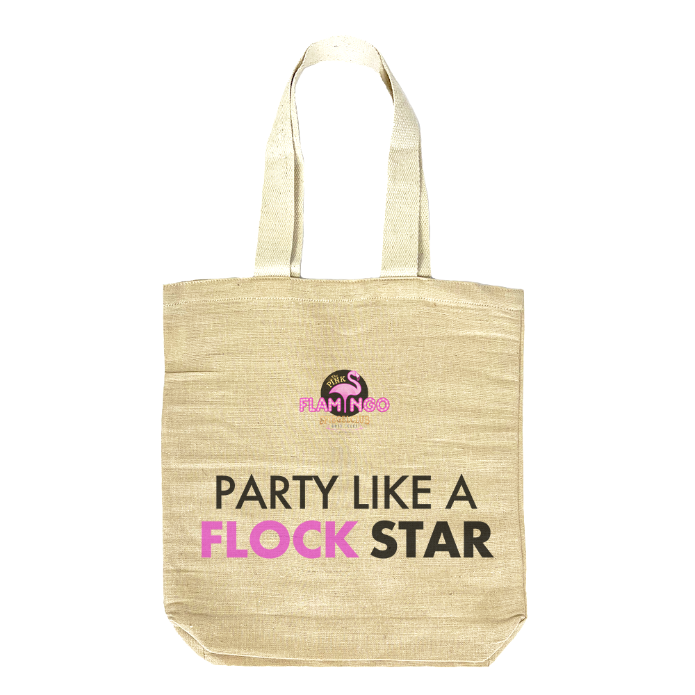 PF Premium Eco Tote Bag - PARTY LIKE A FLOCK STAR - AussieTheatre.com
